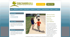 Desktop Screenshot of orchardhillpreschool.com