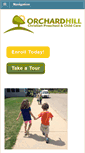 Mobile Screenshot of orchardhillpreschool.com